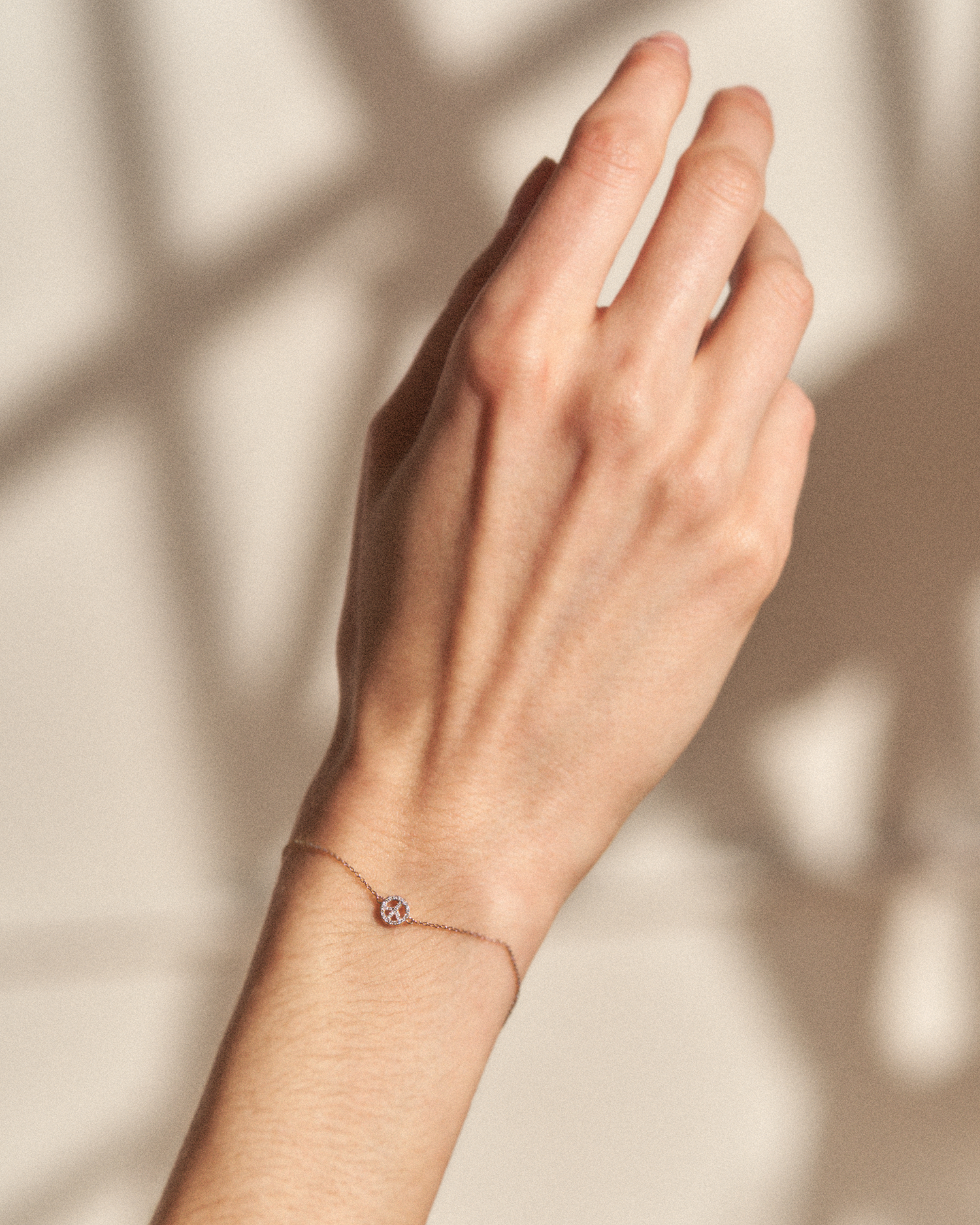 Pavé Peace Bracelet