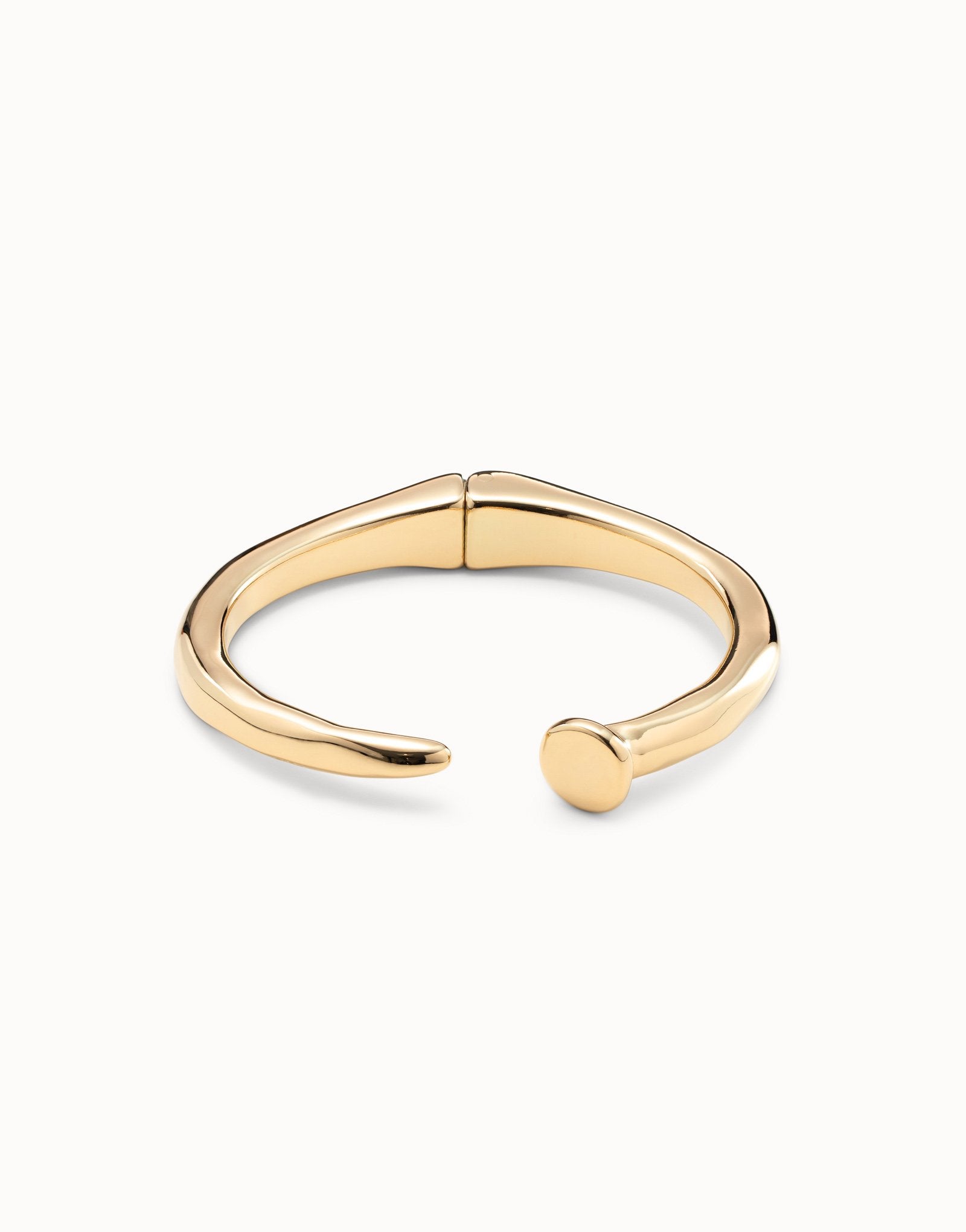 Nail shaped bangle bracelet