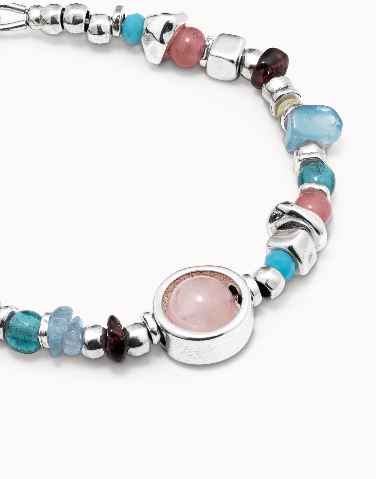 Beaded bracelet  with crystals