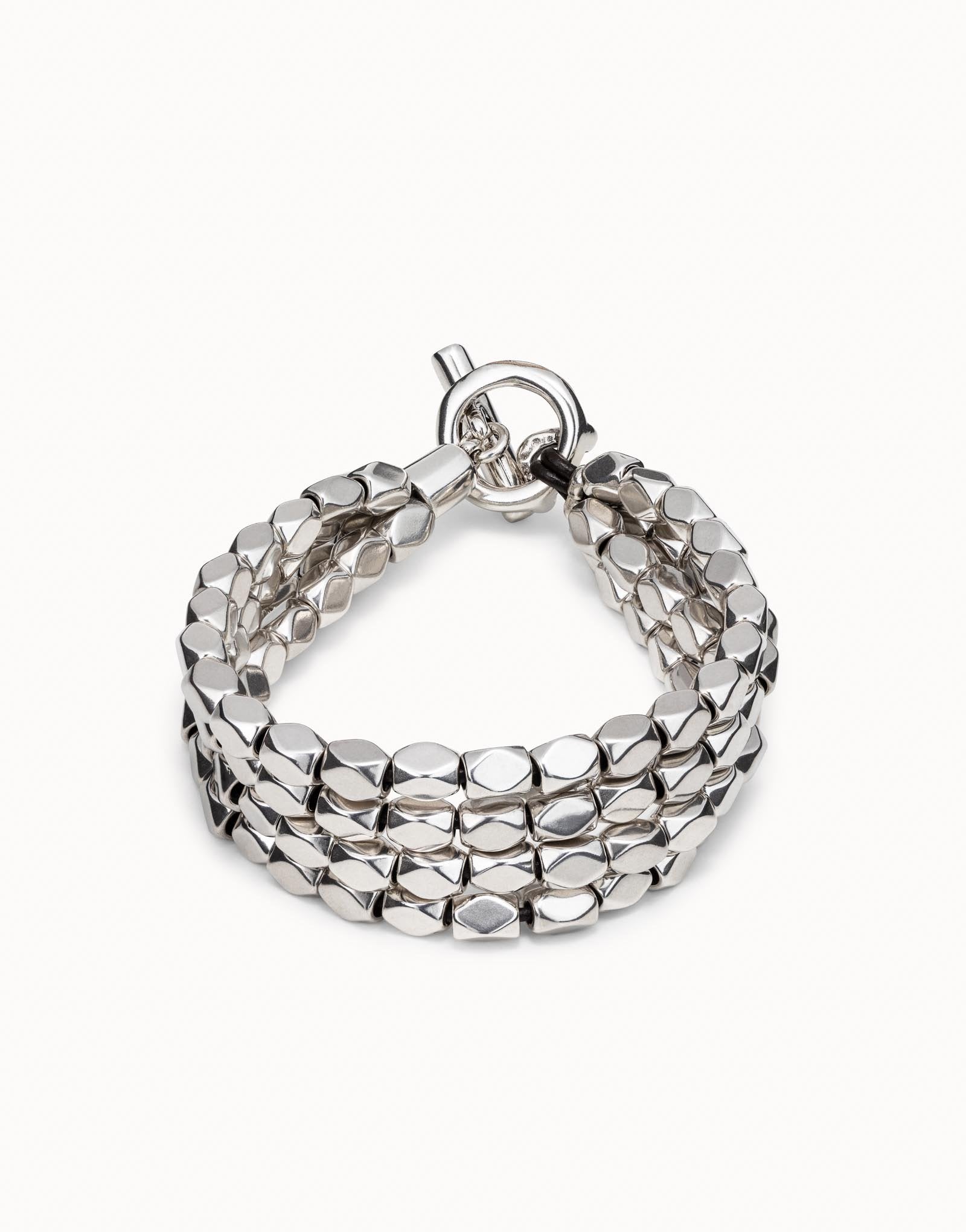 Multi strand beaded stretch bracelet