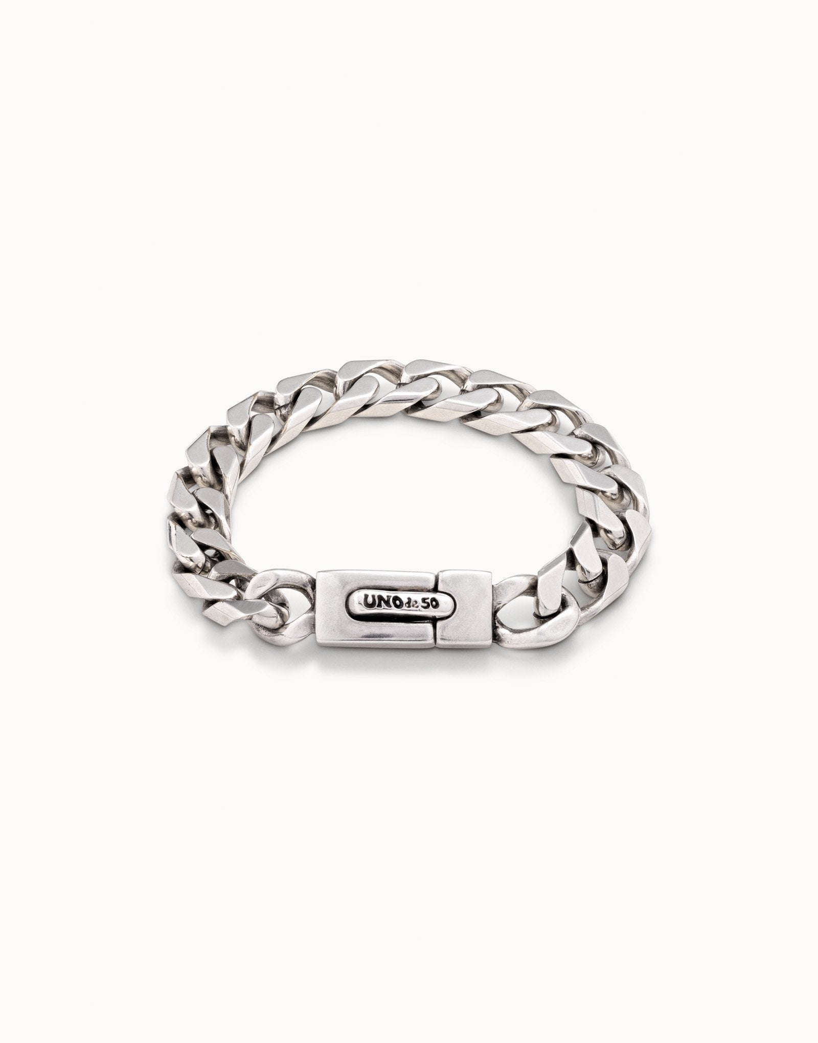 Cuban curb link chain bracelet