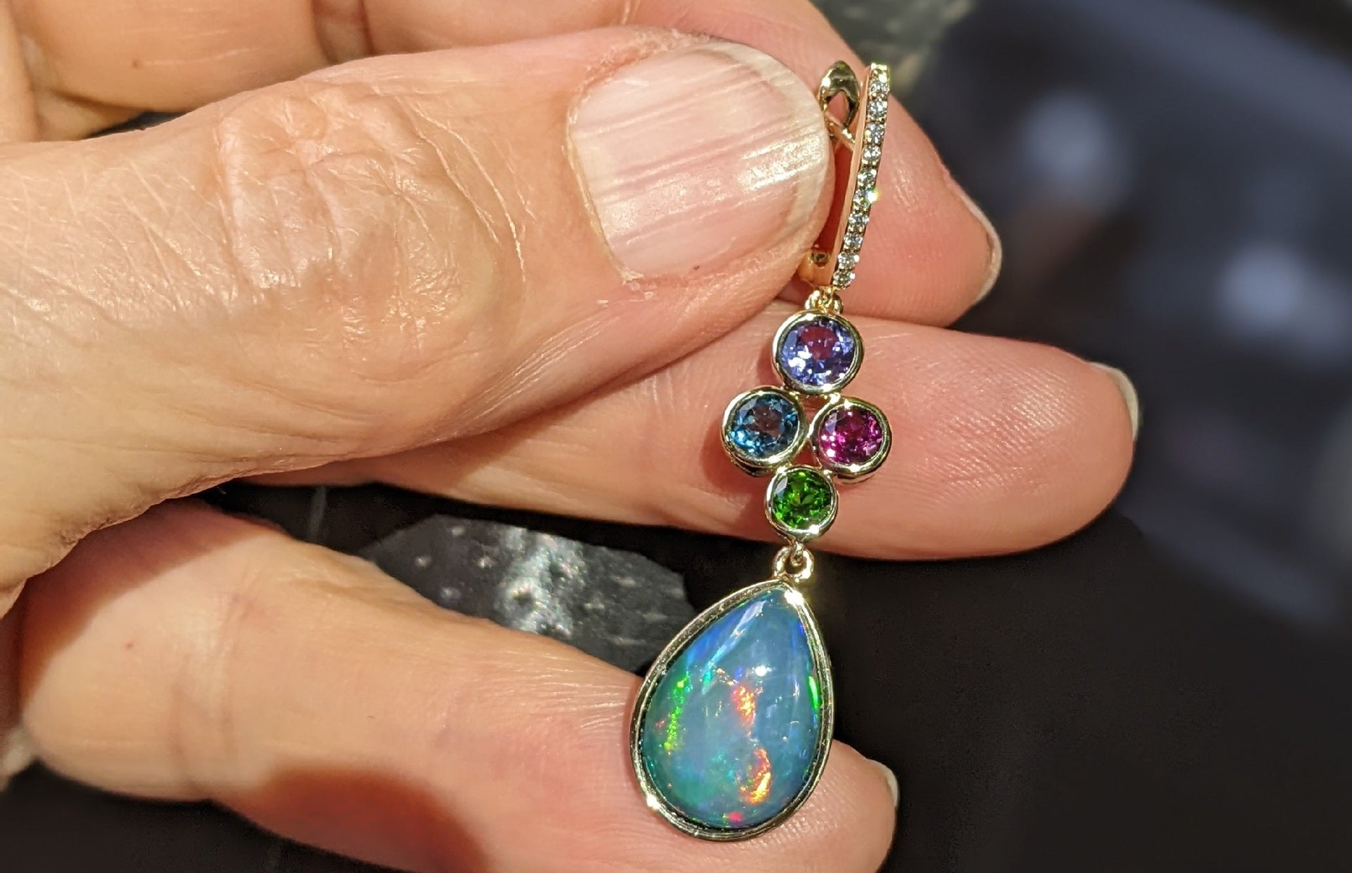 Cygnus Teardrop Earring
