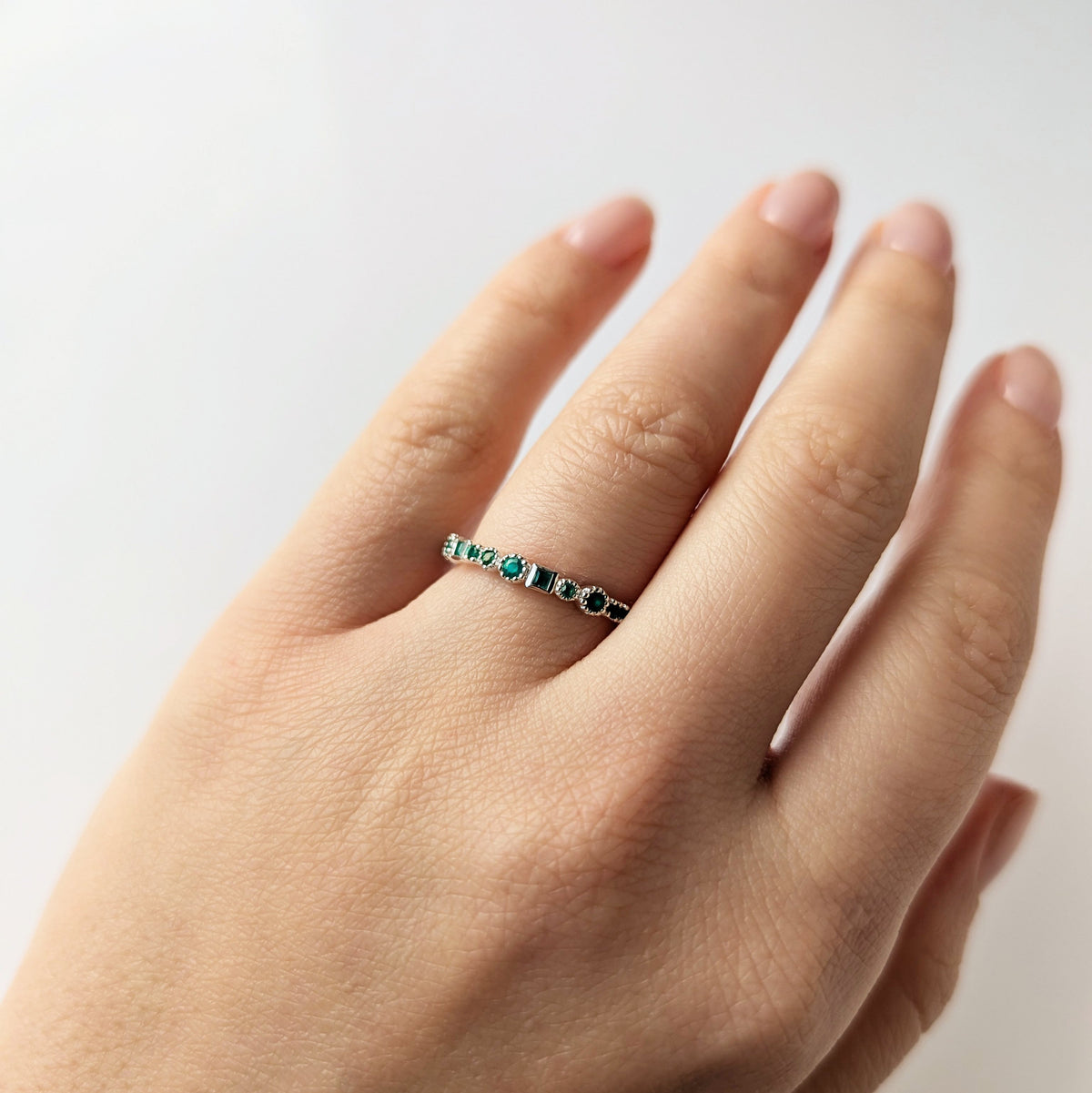 Emerald Constellation Ring