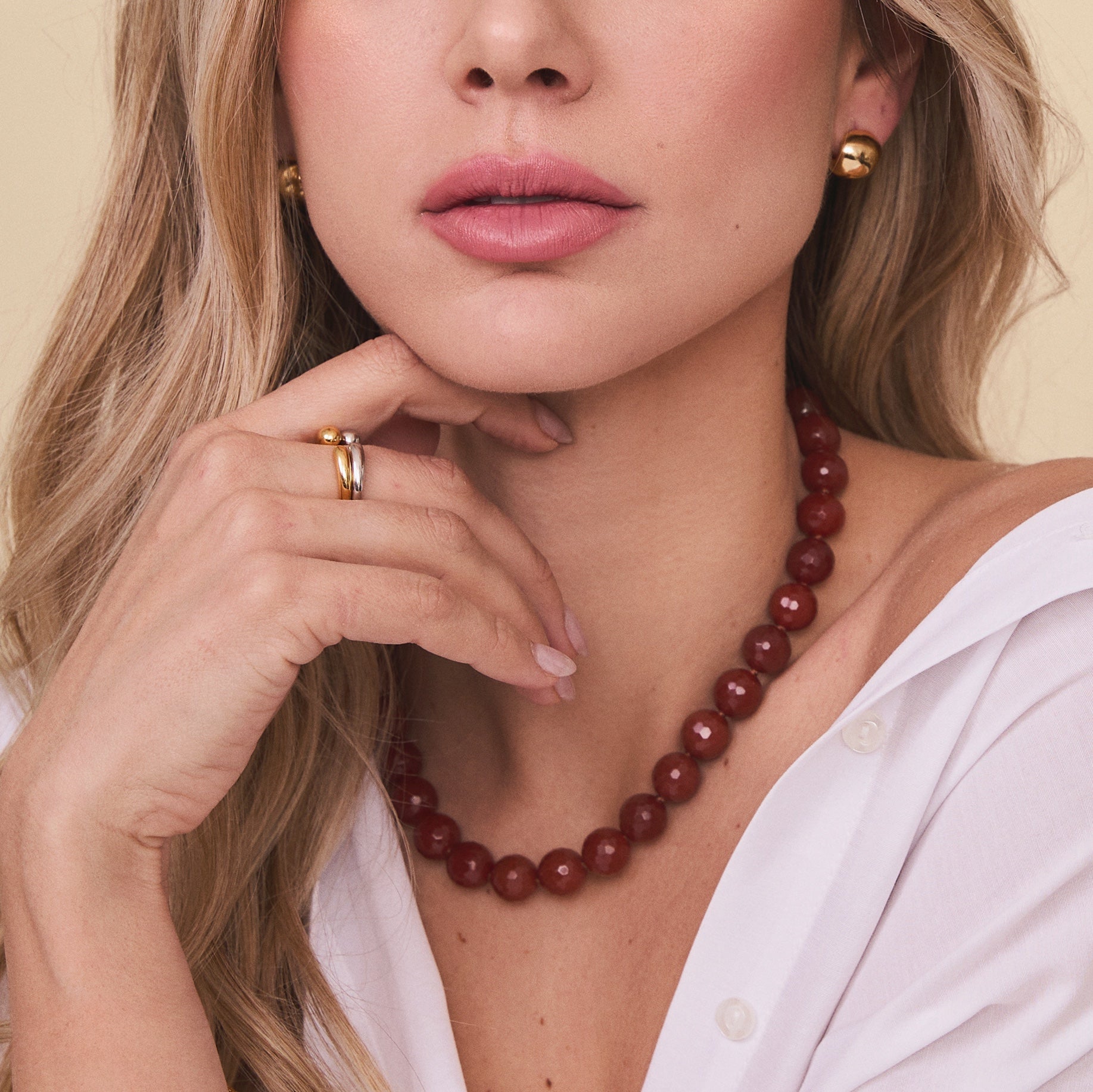 Paloma Necklace Carnelian