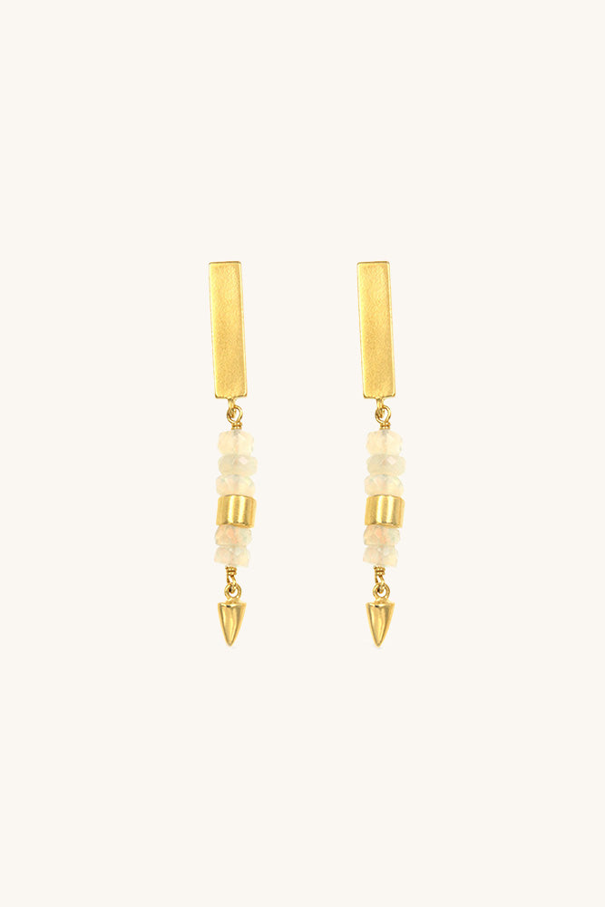 Paloma Earrings - Opal