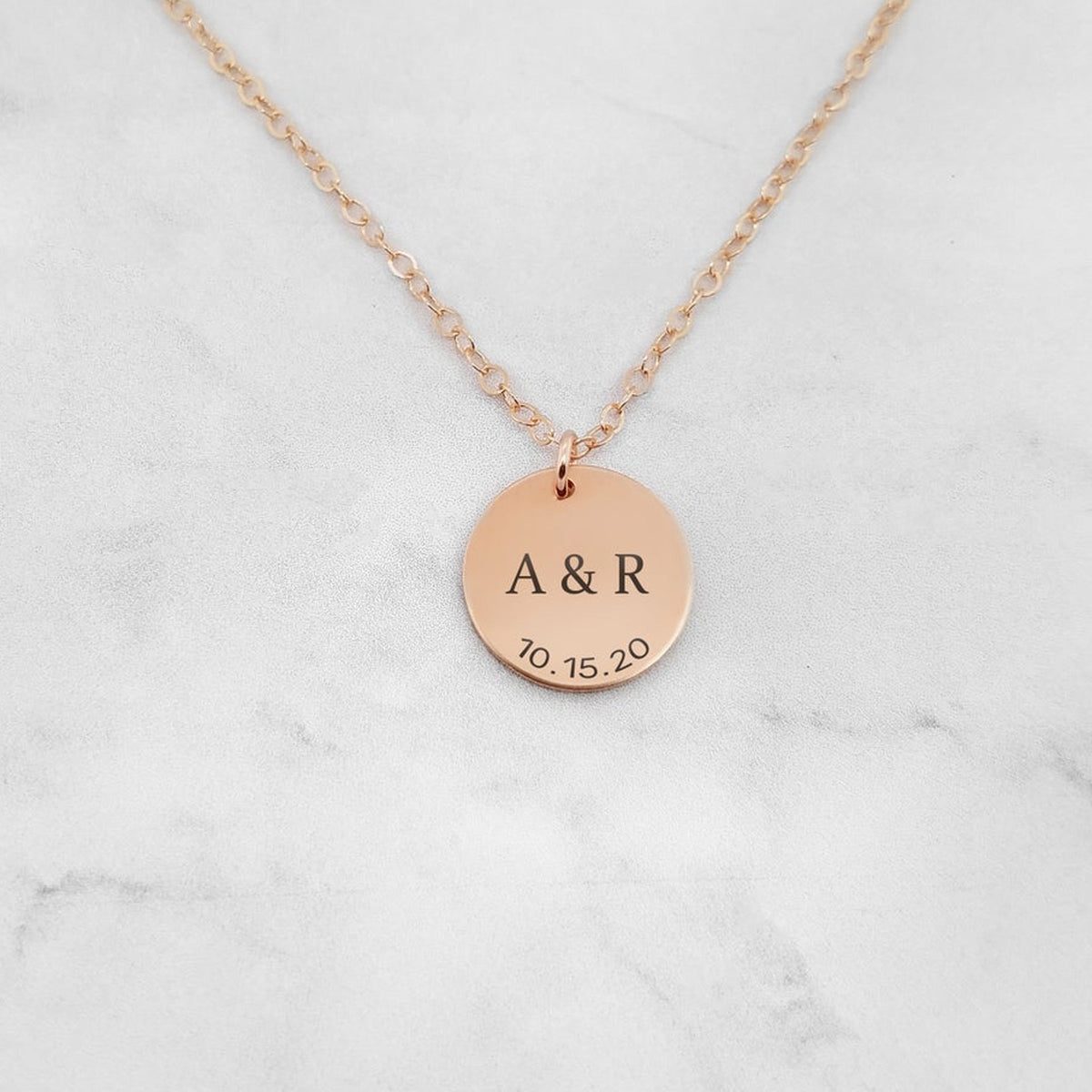 Personalized Anniversary Necklace - Anniversary Gift For Her