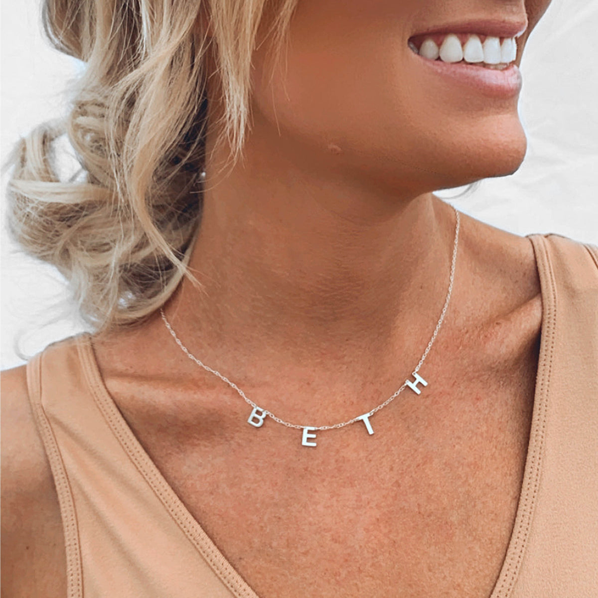 Personalized Letter Necklace - Dainty Name Necklace