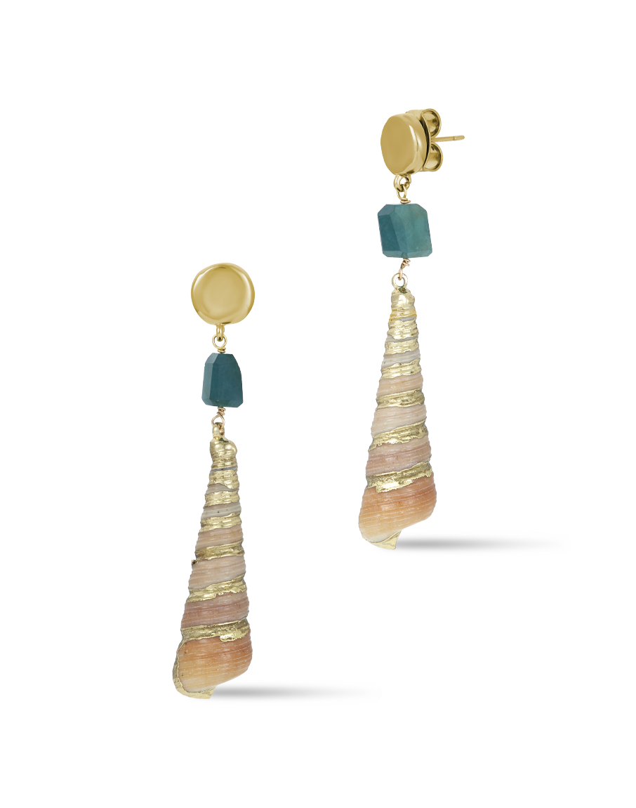 Lava Shell Earrings