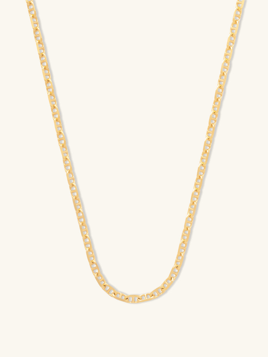 Petite Link Anchor 14K Gold Vermeil Necklace