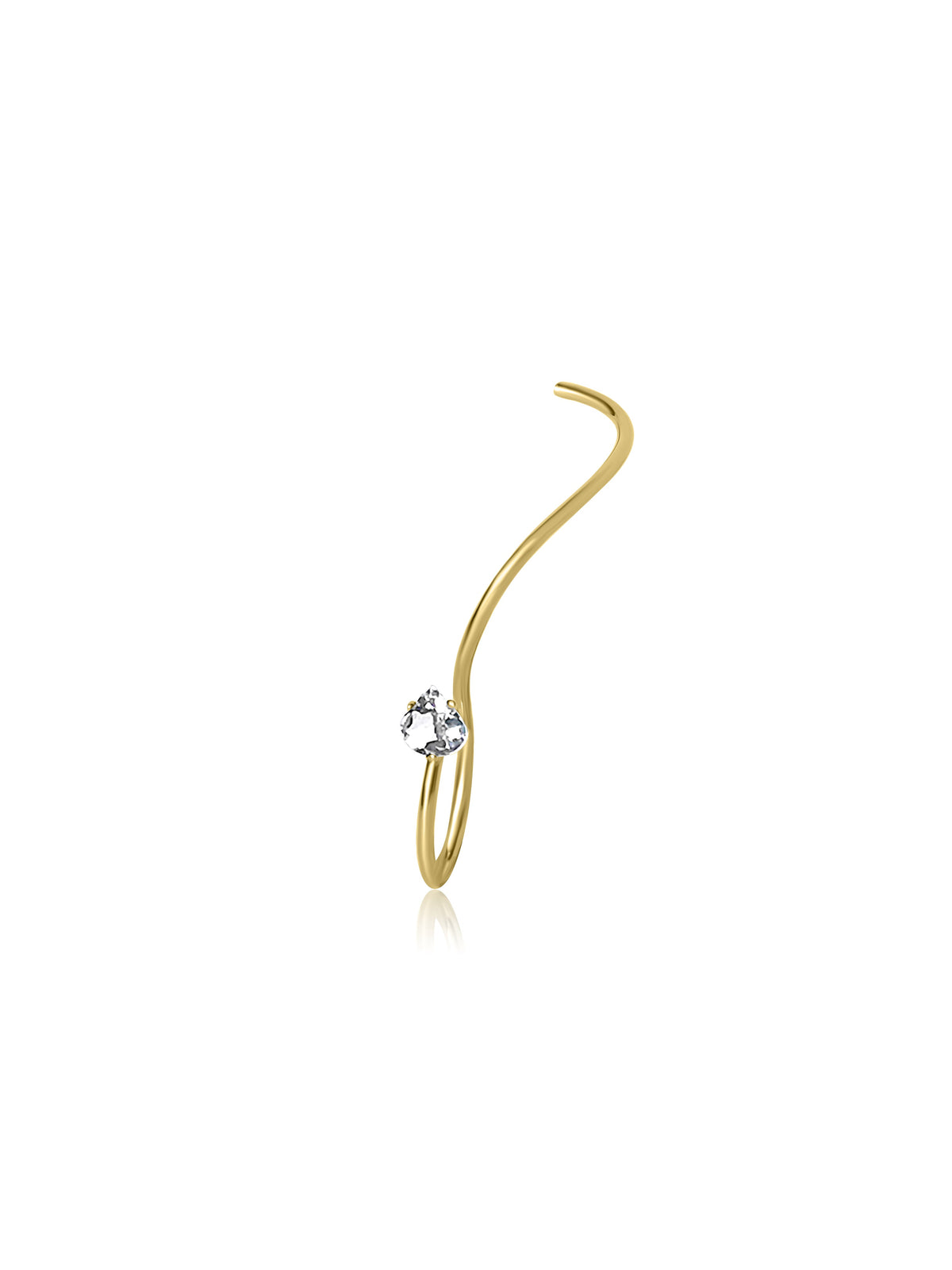 PETITE ROUND DROP EARRING