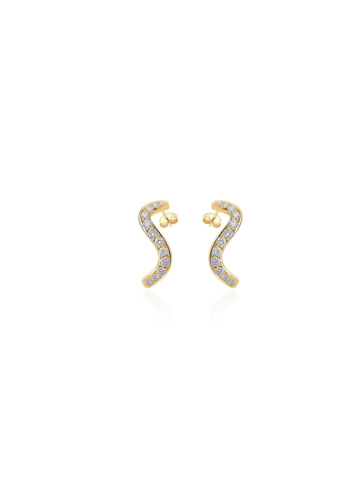 PETITE COMETE MEDIUM PAVÉ EARRING