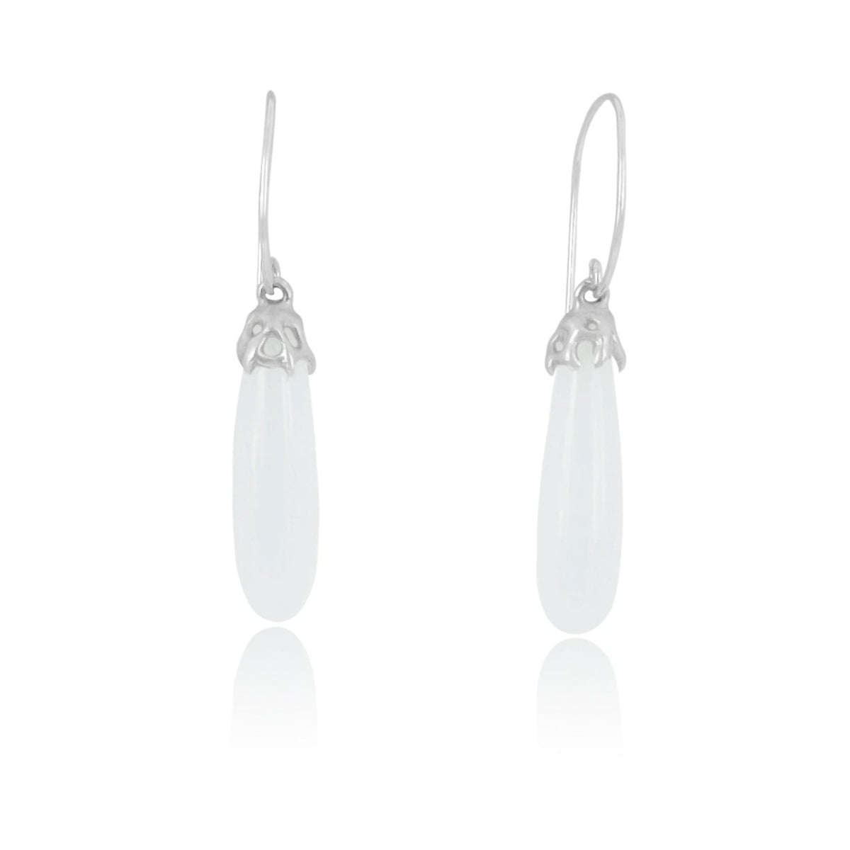 unearthed- Sterling Silver Coral Reef Moonstone Earrings