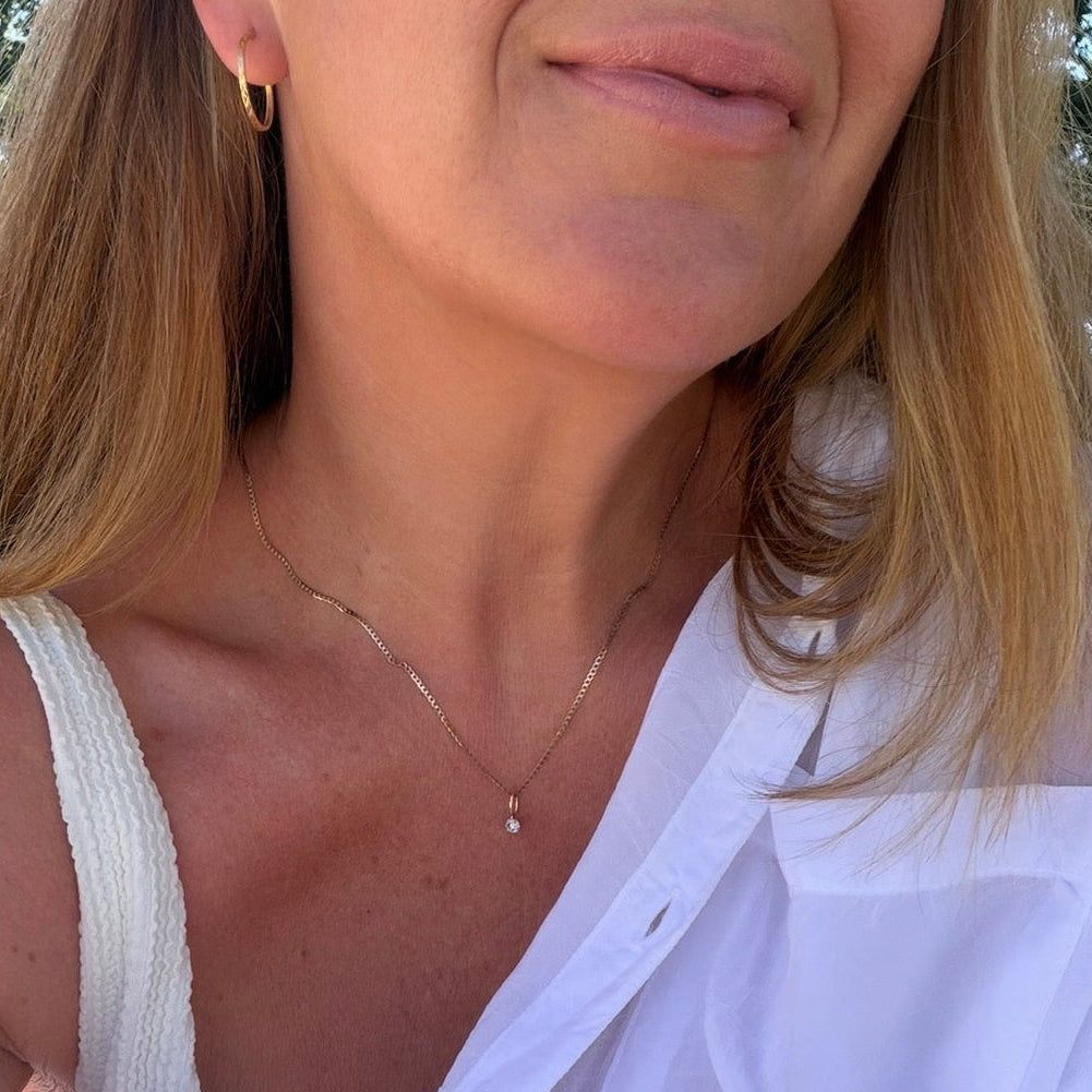 Treasured Salt and Pepper Diamond Charm