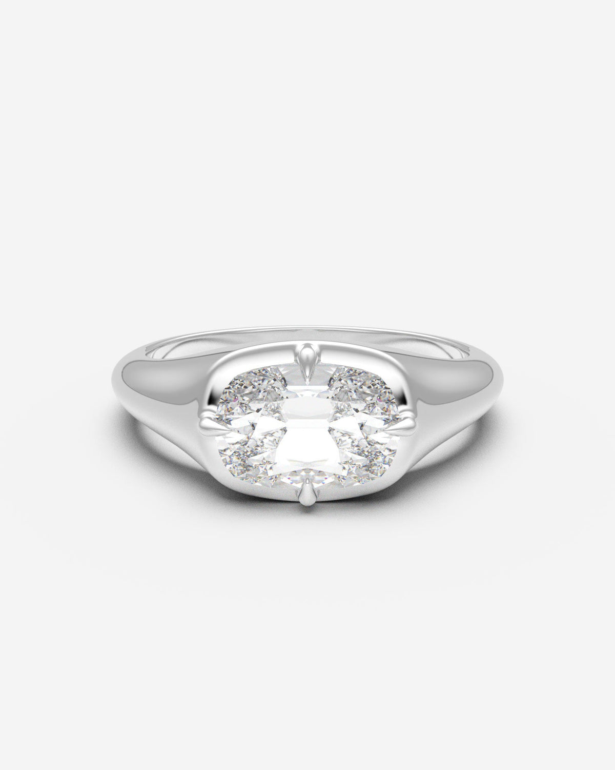 The Polaris Signet — Old Mine Elongated Cushion