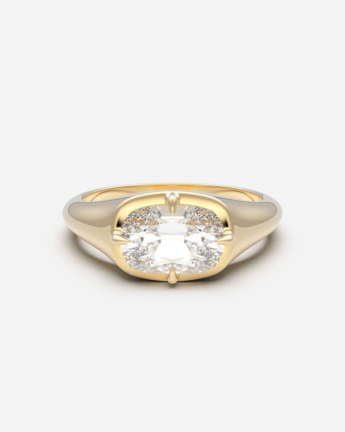 The Polaris Signet — Old Mine Elongated Cushion