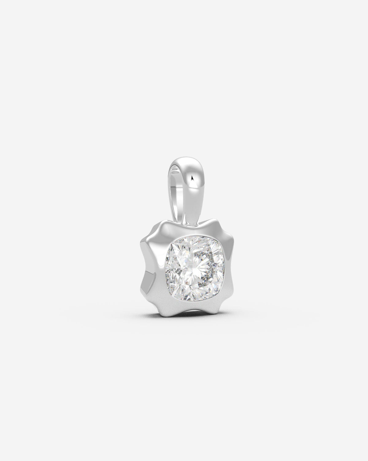 The Portrait Diamond Pendant — Cushion