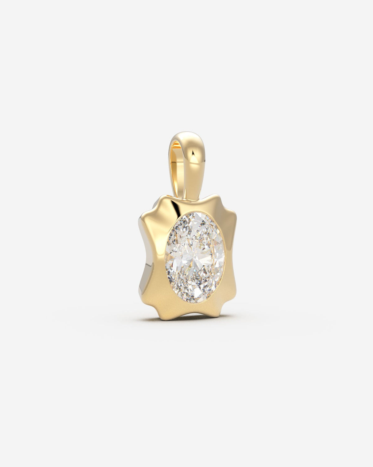 The Portrait Diamond Pendant — Oval
