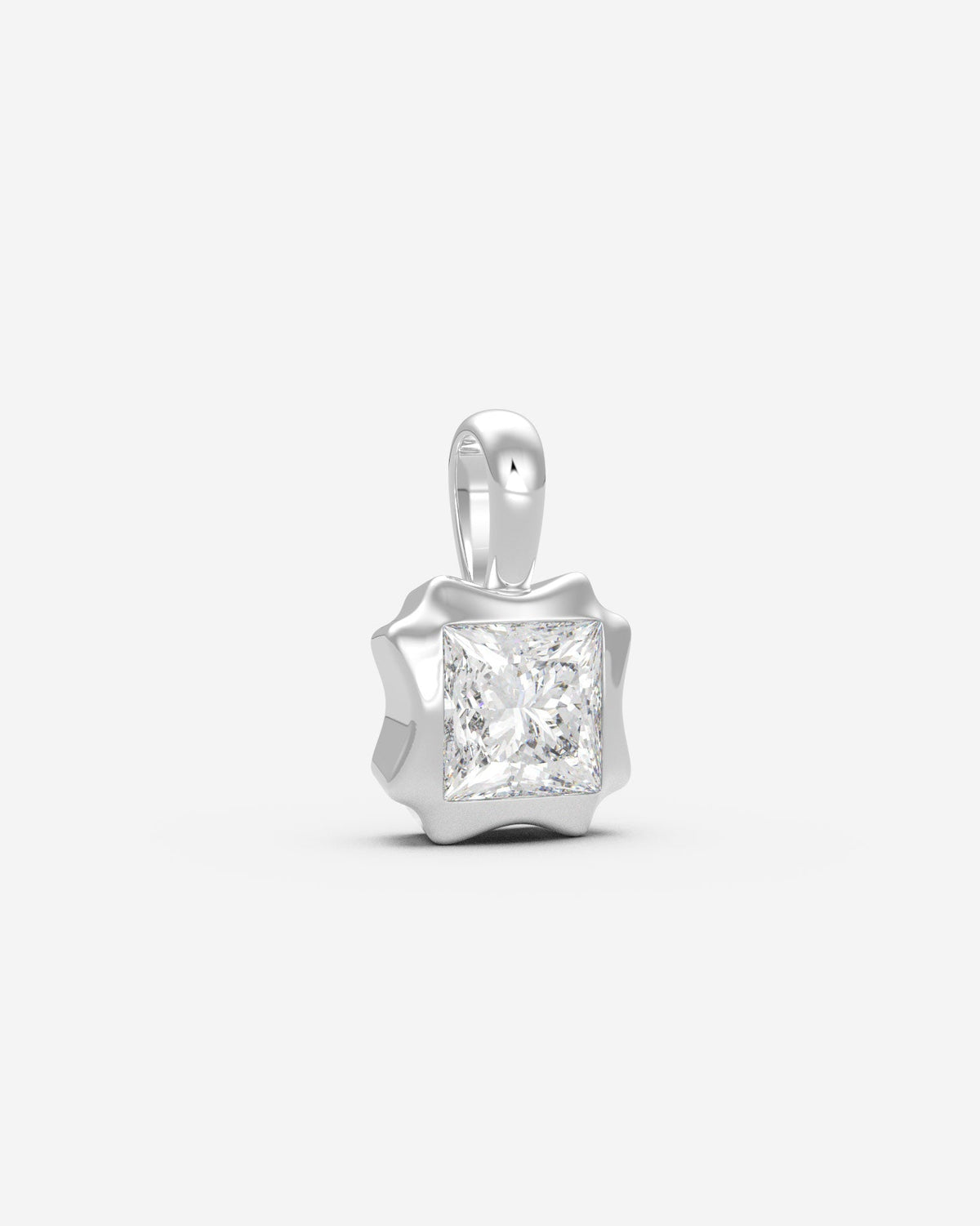 The Portrait Diamond Pendant — Princess
