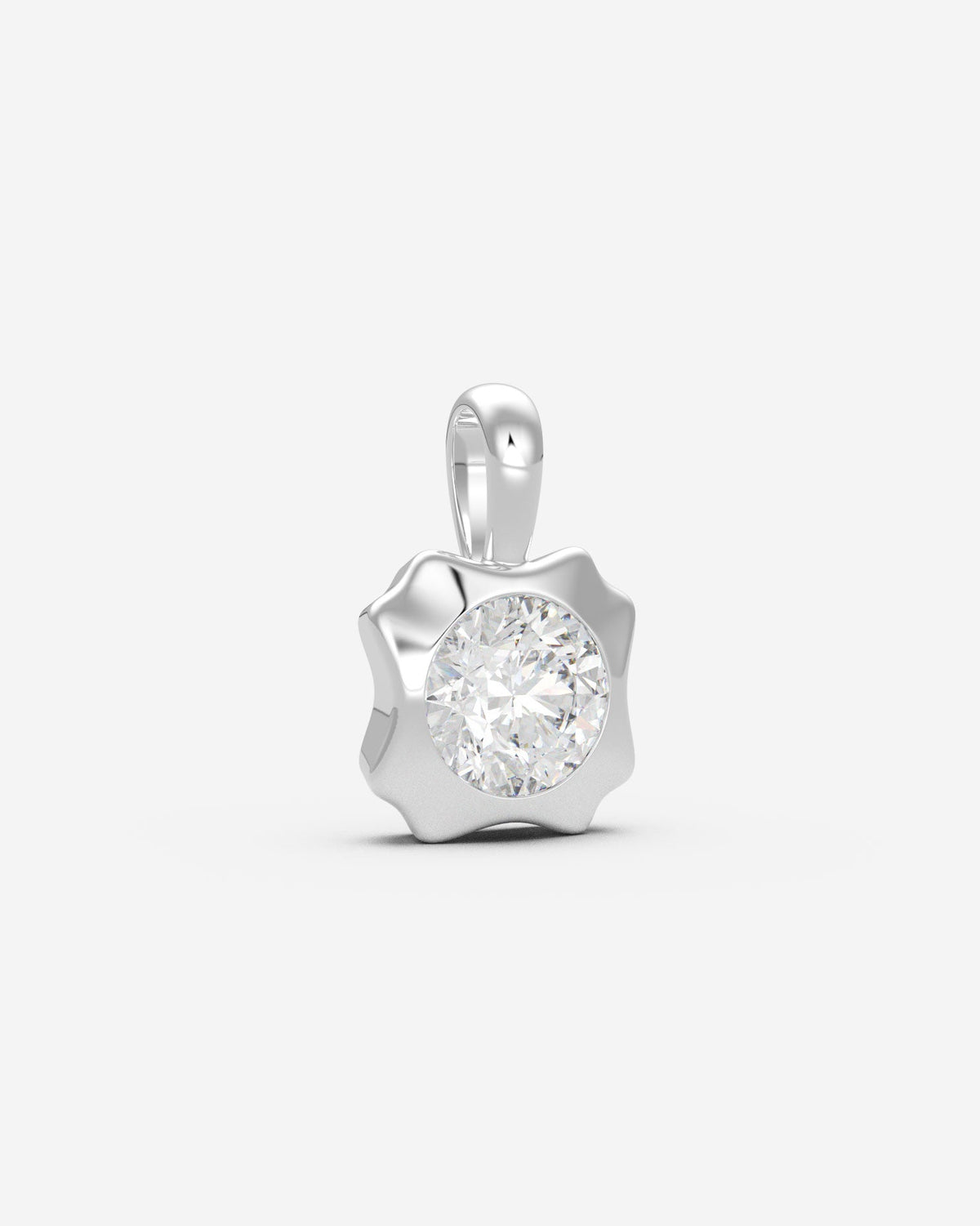 The Portrait Diamond Pendant — Round