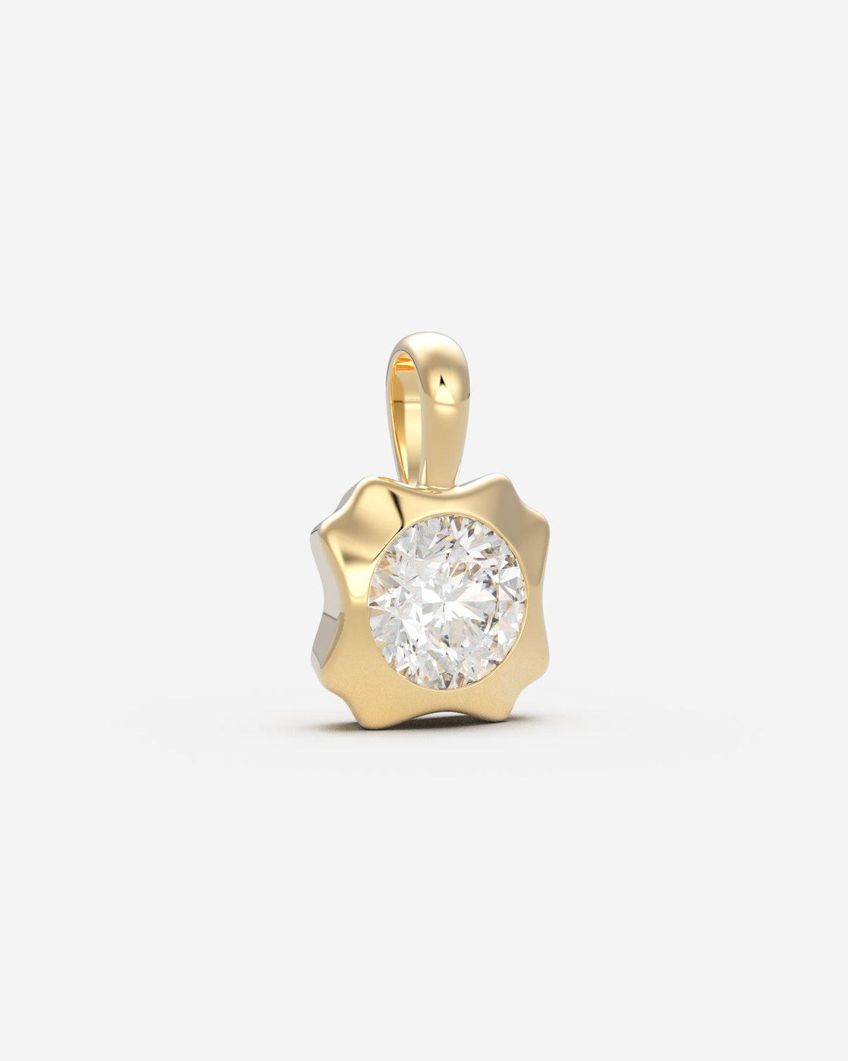 The Portrait Diamond Pendant — Round