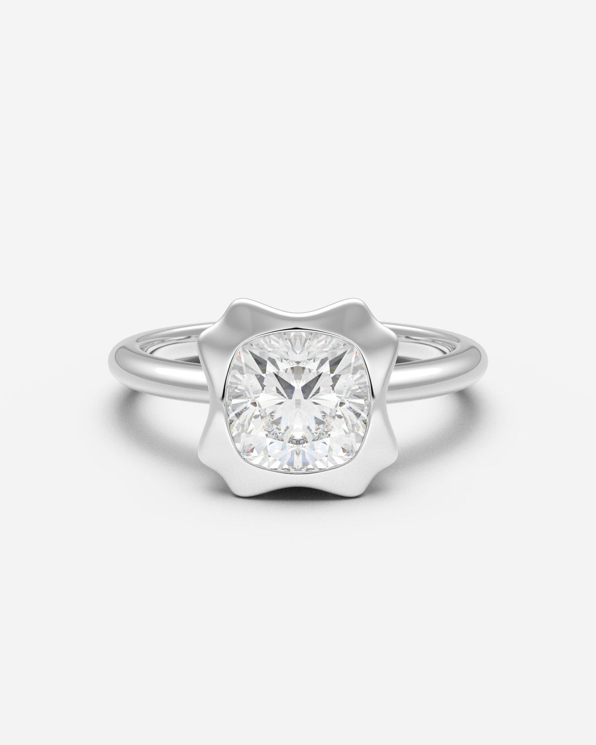 The Portrait Solitaire — Cushion