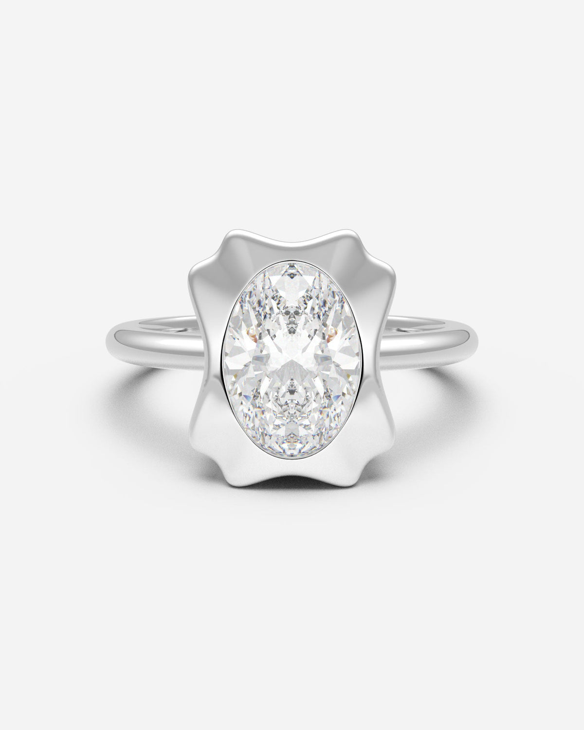 The Portrait Solitaire — Oval