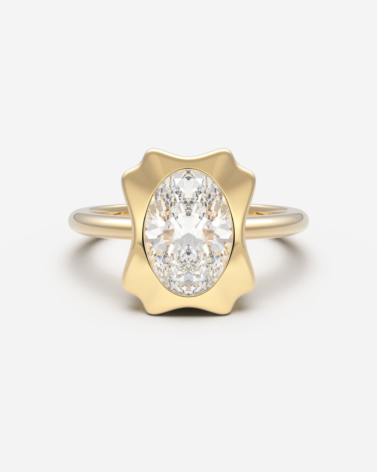The Portrait Solitaire — Oval