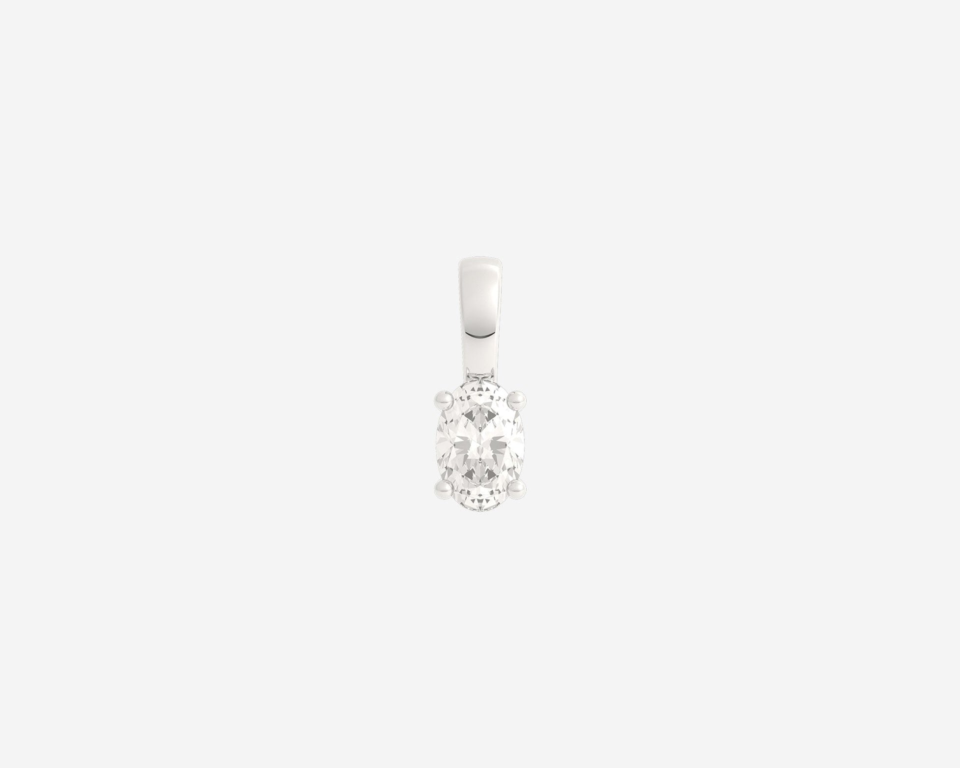 The Oval Diamond Pendant