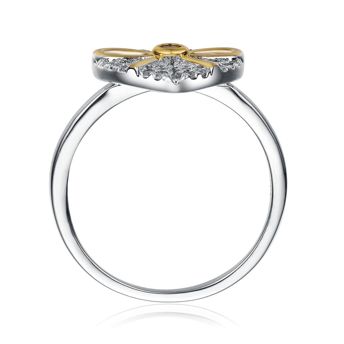 Vilette Classic Heart Bow Ring