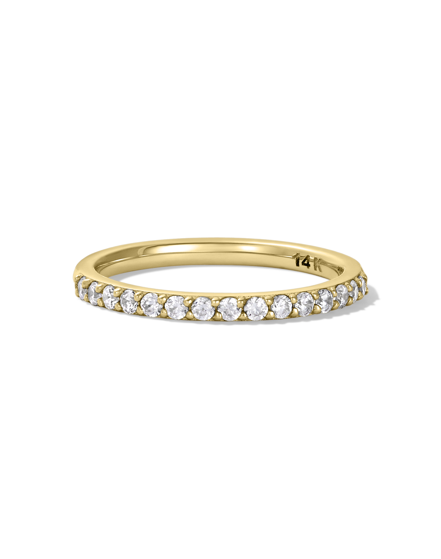 Half Eternity Diamond Band