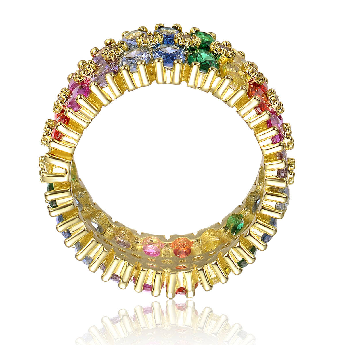 Arc-en-Ciel Rainbow Cluster Ring