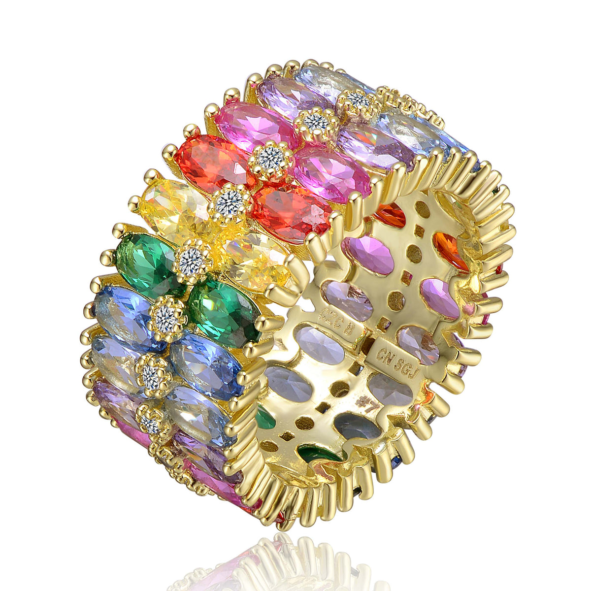 Arc-en-Ciel Rainbow Cluster Ring