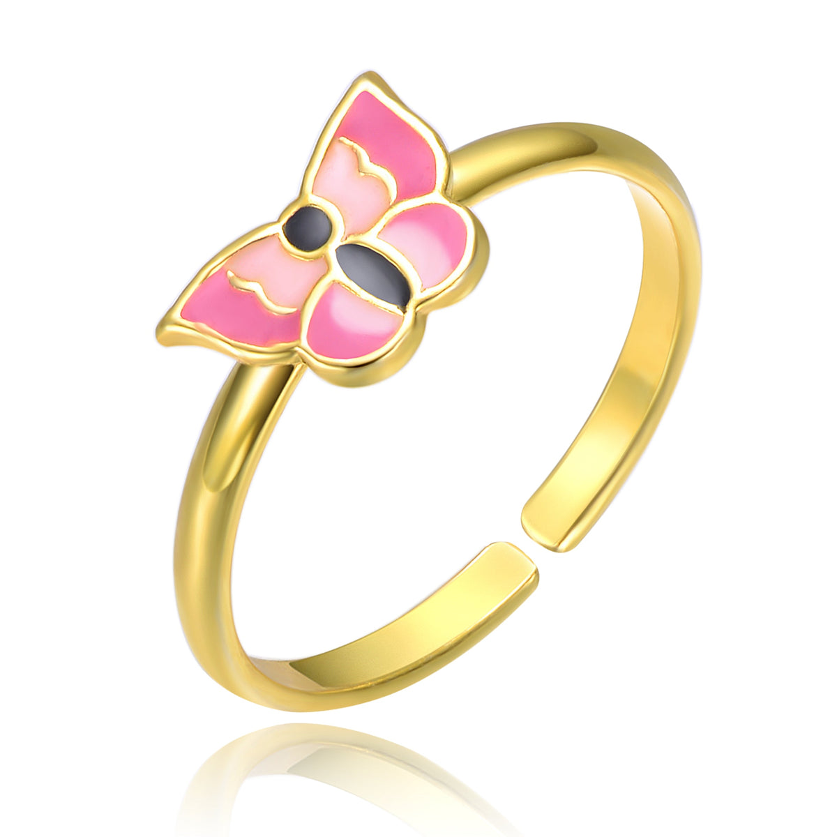 Laurie Enamel Butterfly Ring