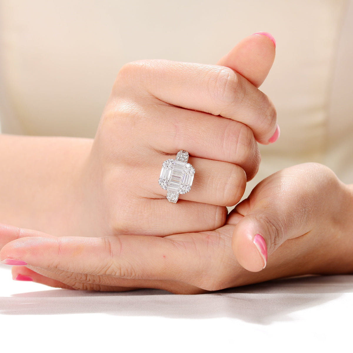 Jacqueline Emerald-Cut Solitaire Ring