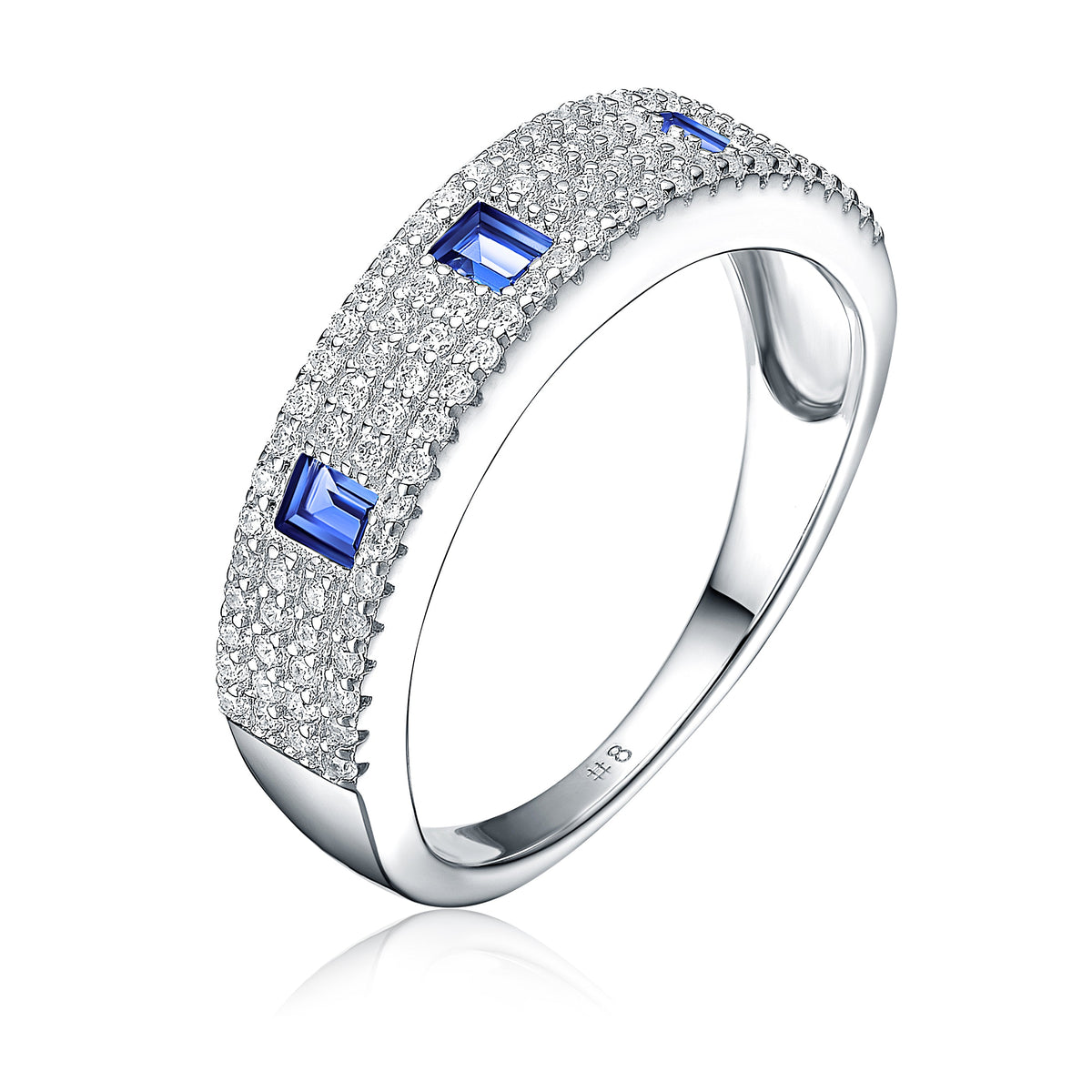 Paris Cubic Zirconia Band Couture Ring