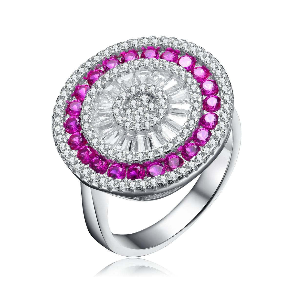 Melanie Cocktail Halo Ring