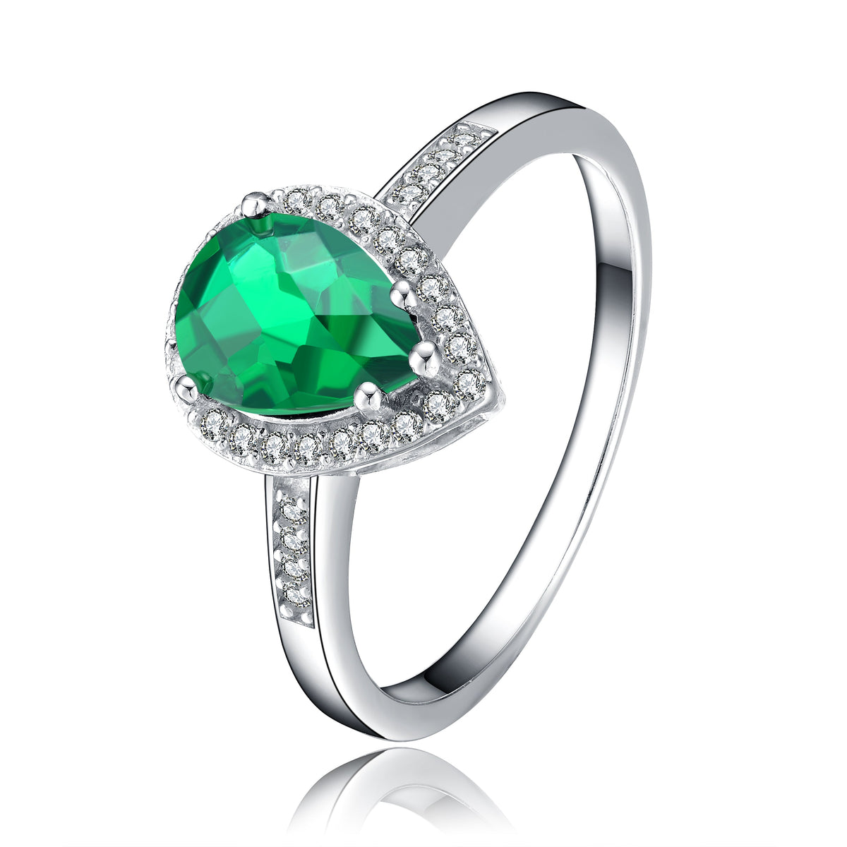 Constance Green Solitaire Ring