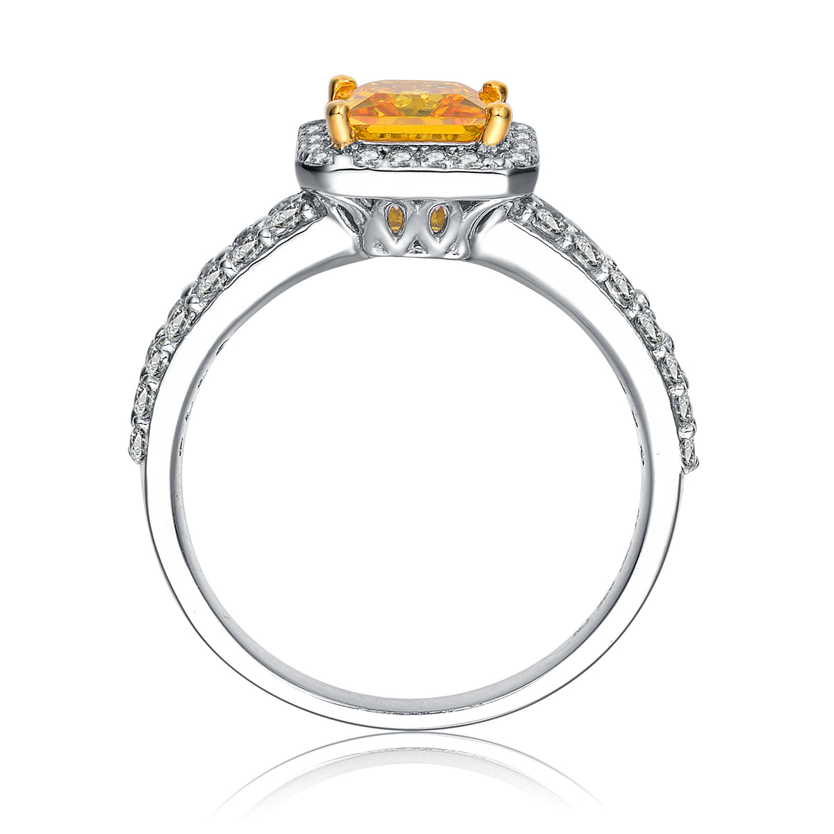 Melanie Brilliant Cut Halo Ring