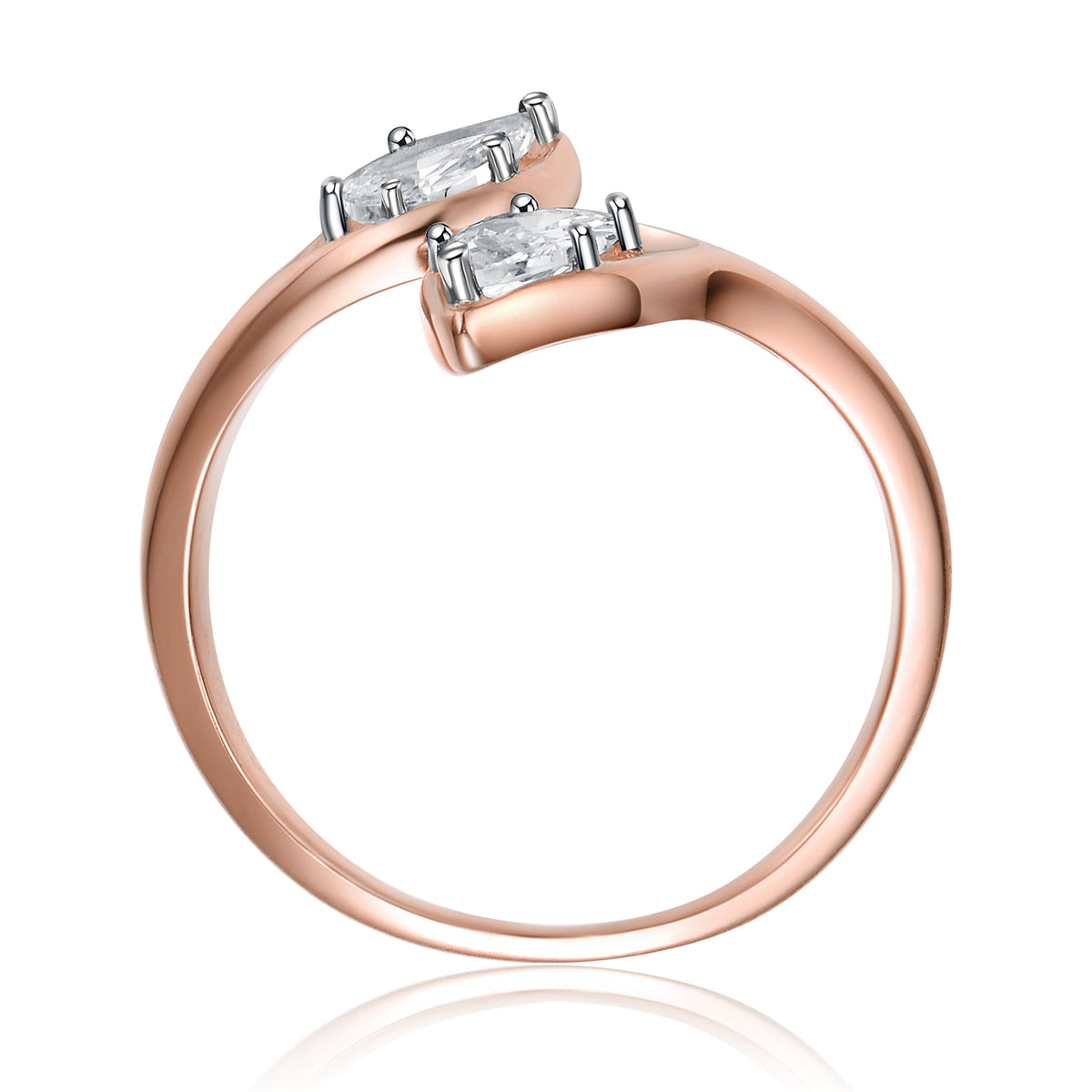 Caroline Double Leaf Soulmate Ring