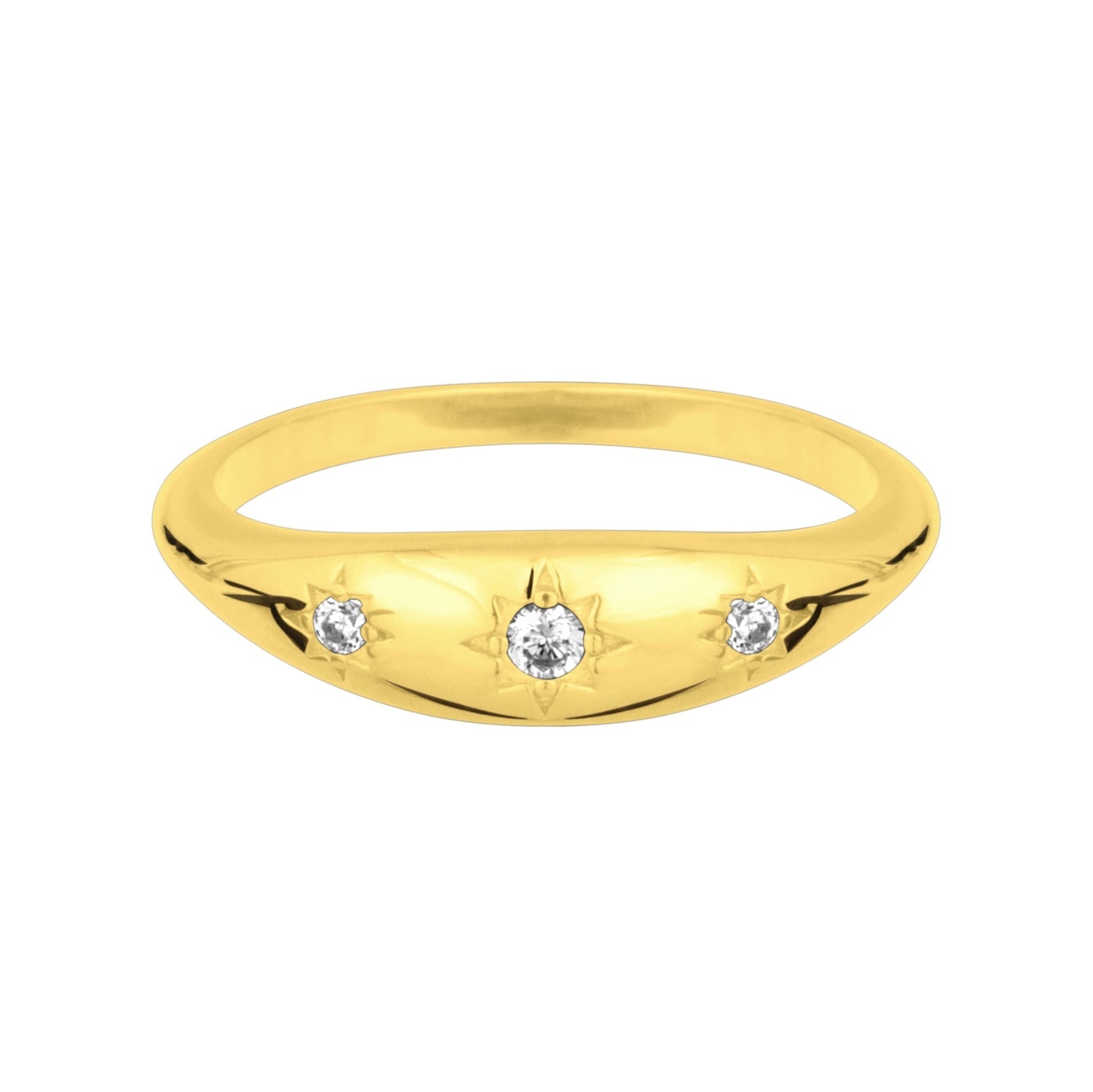 Astra Signet Ring Gold