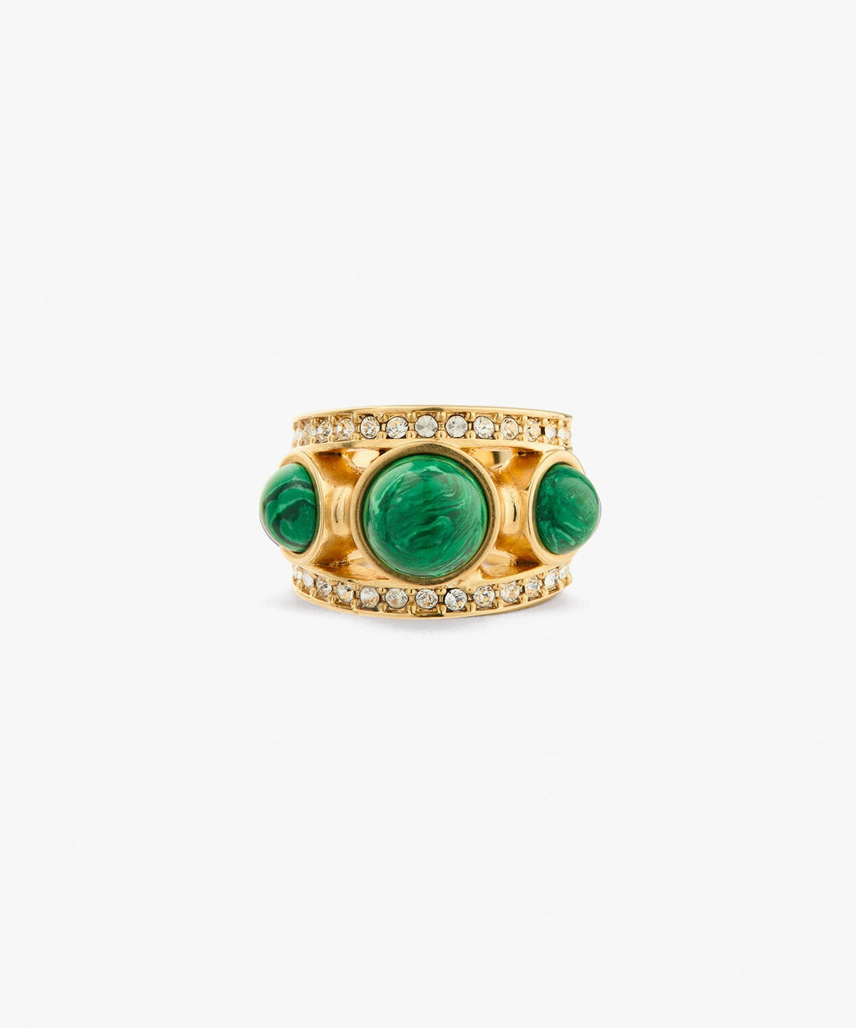 Cascata Pinky Ring - Green