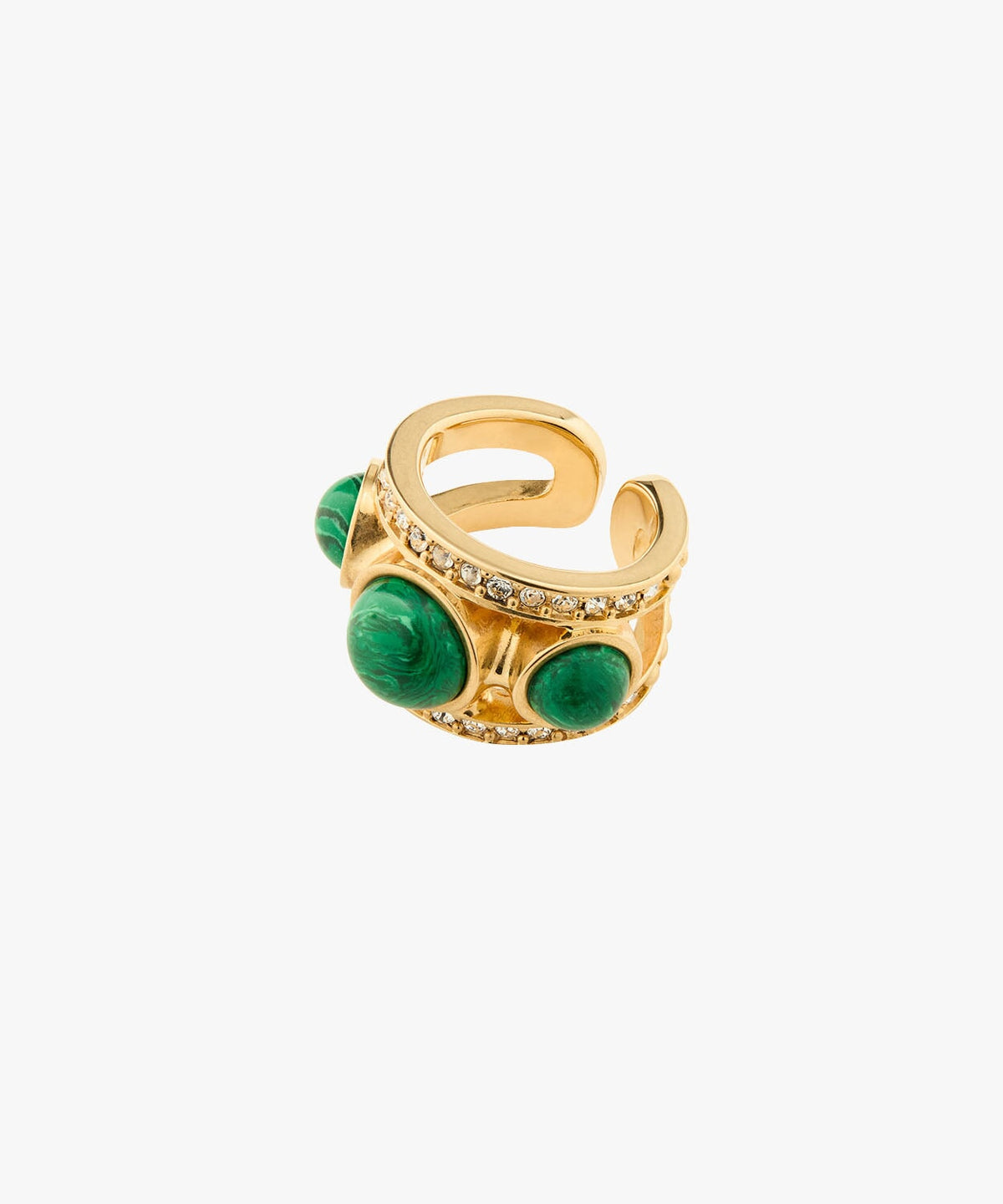 Cascata Pinky Ring - Green