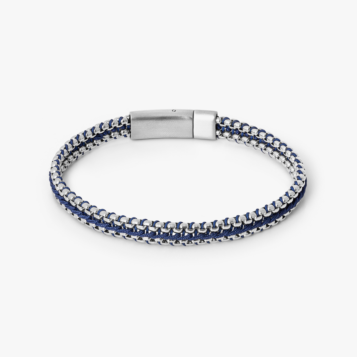 Tris Button Bracelet In Blue