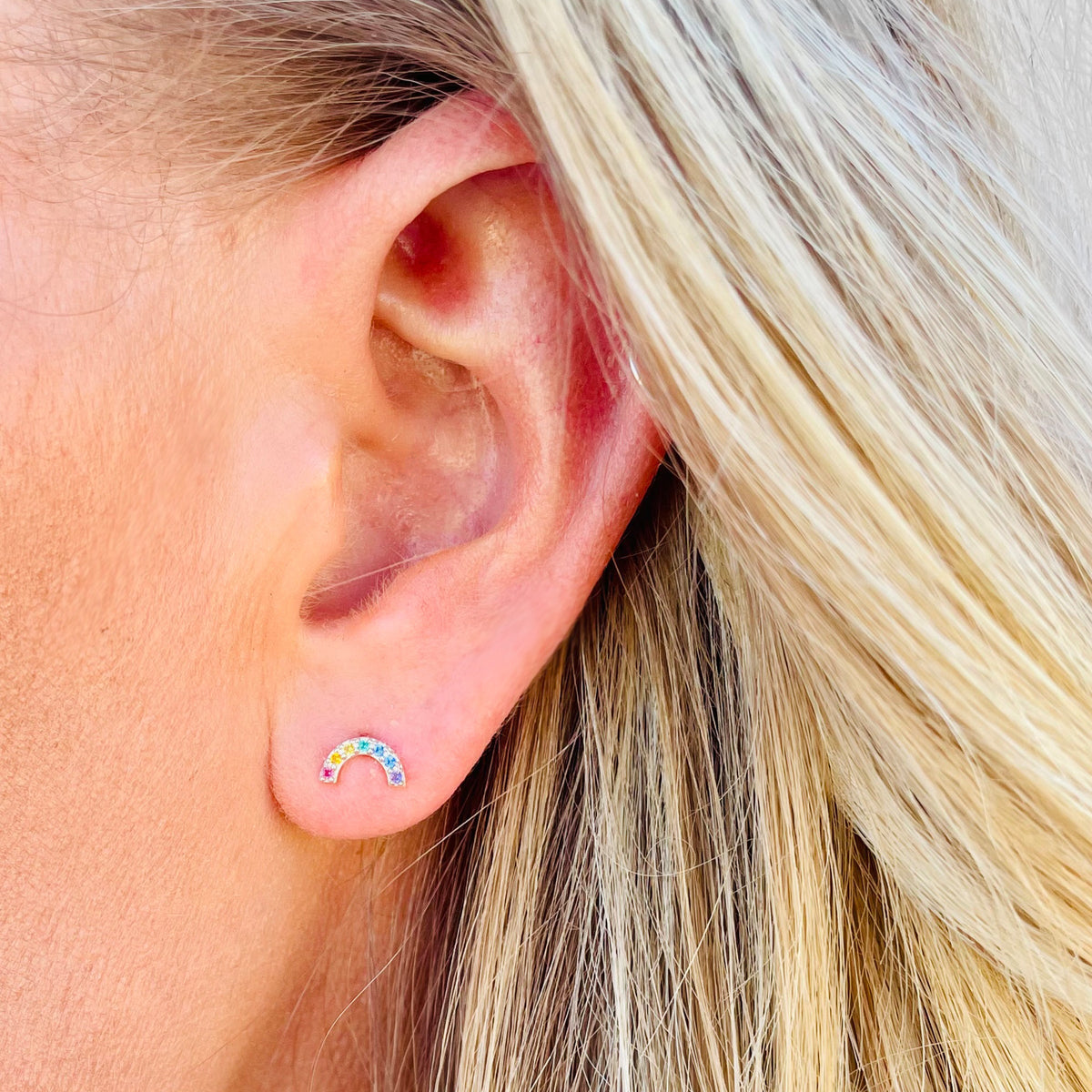 Rainbow Earrings - Rainbow Baby Earrings