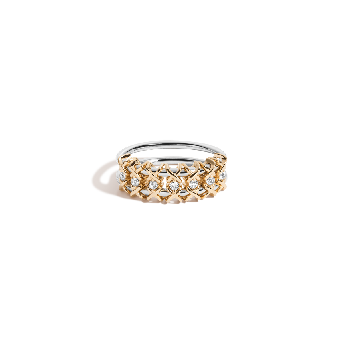 Kinetic Estate Two-Tone Ring