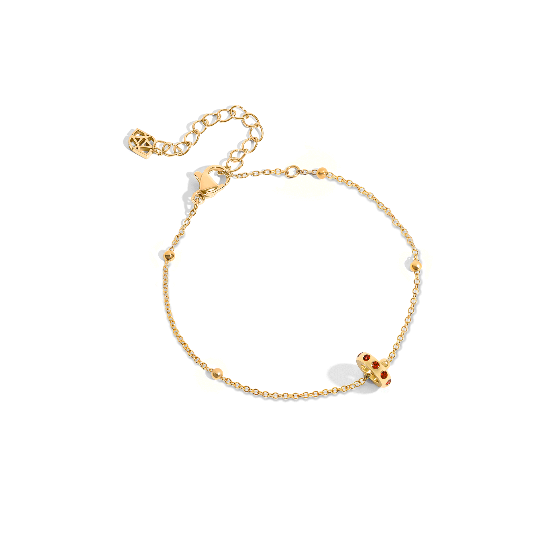 Confetti Charm Bracelet (Gold)