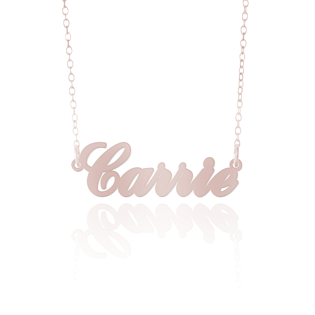 Custom Rose Gold Name Necklace