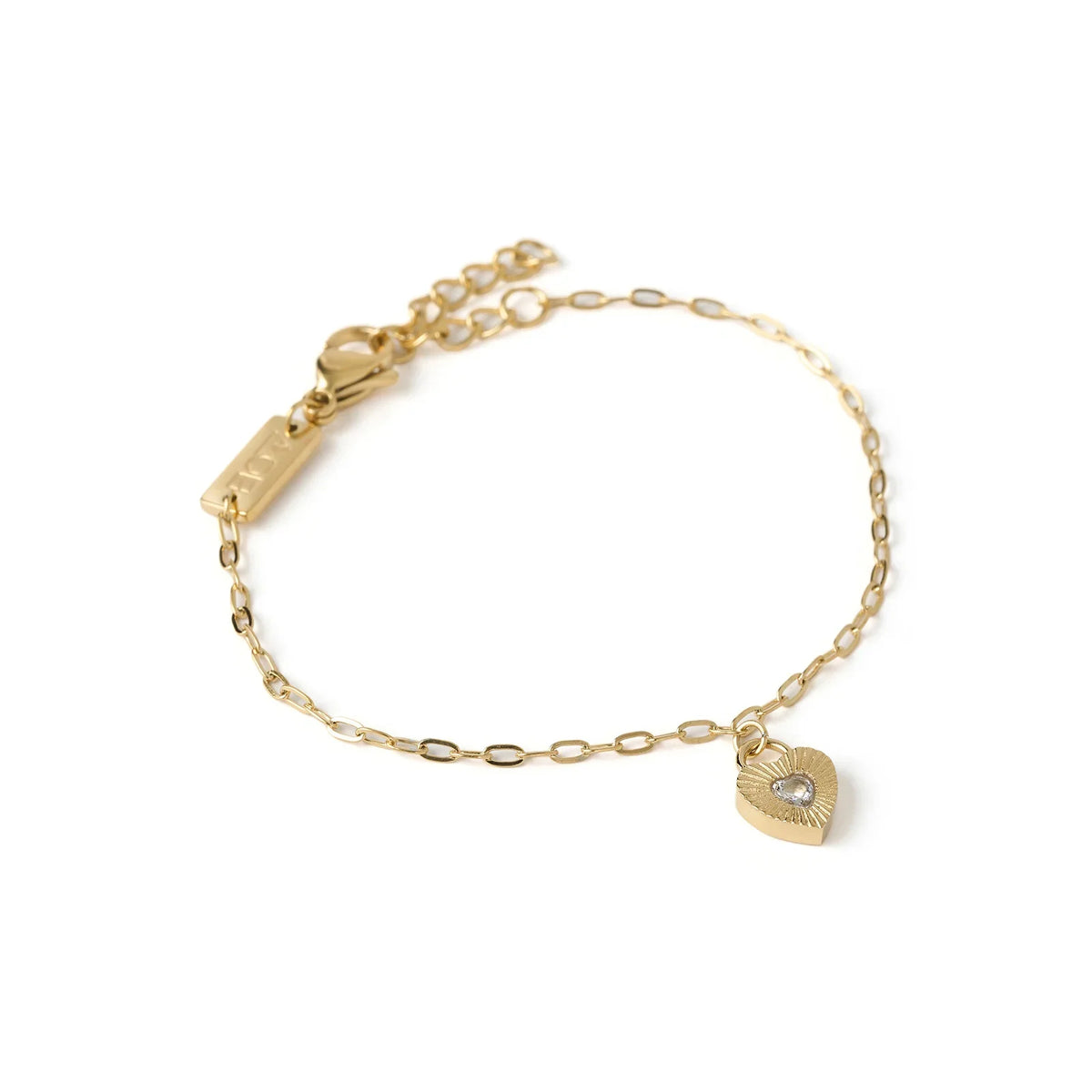 Products Ruby Heart Bracelet Stone