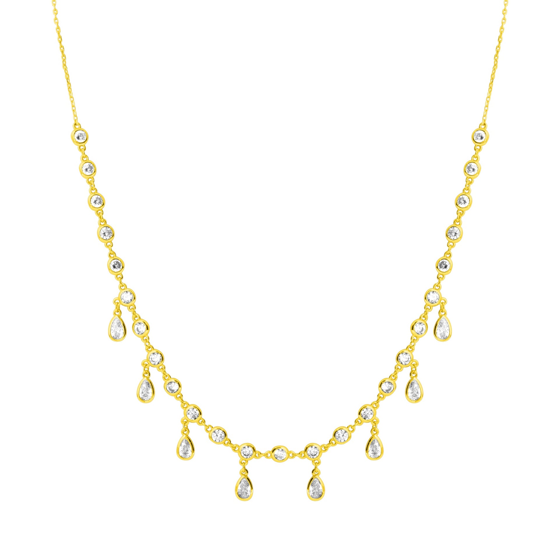 Sadie Shaker Necklace Gold