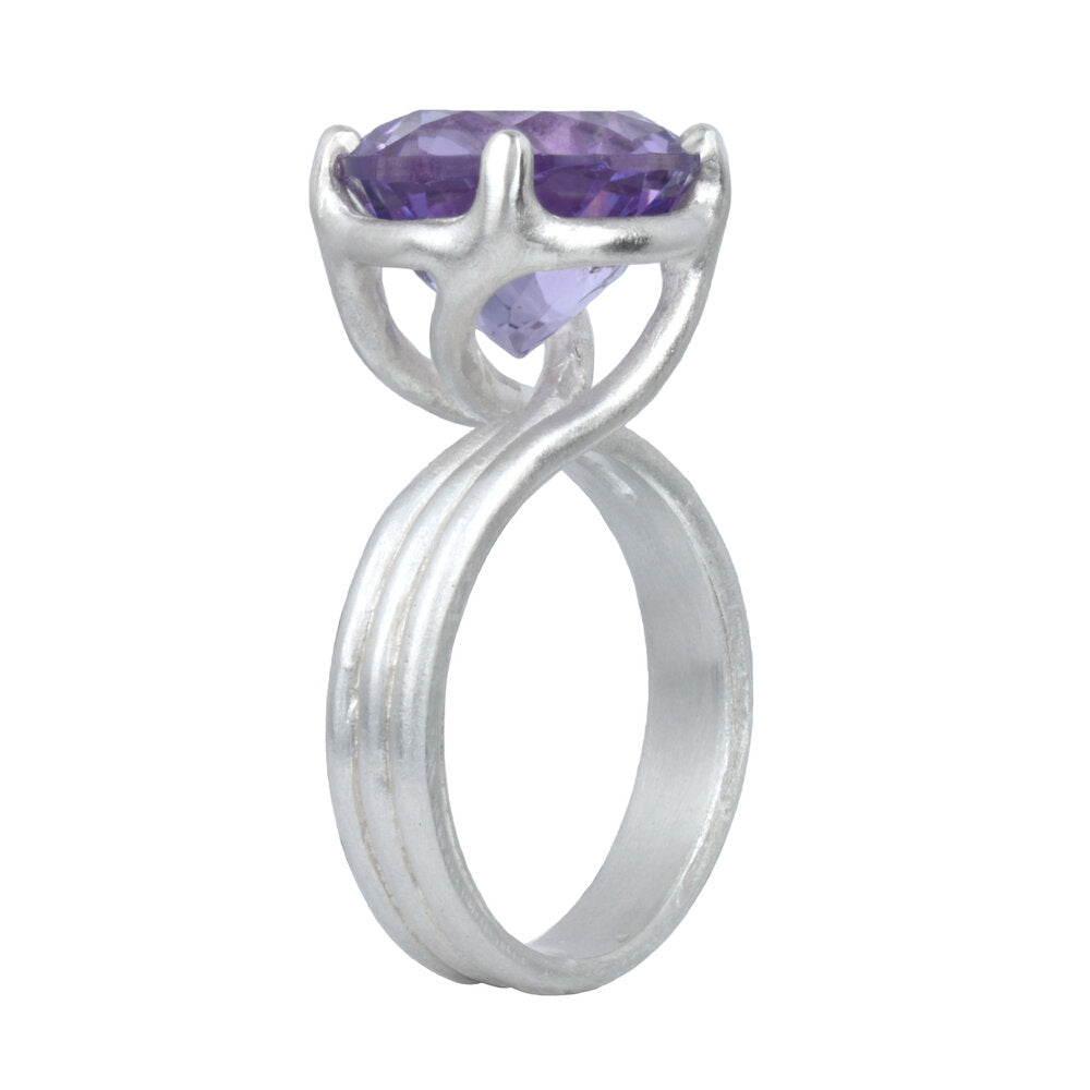 rose de France amethyst wisteria ring